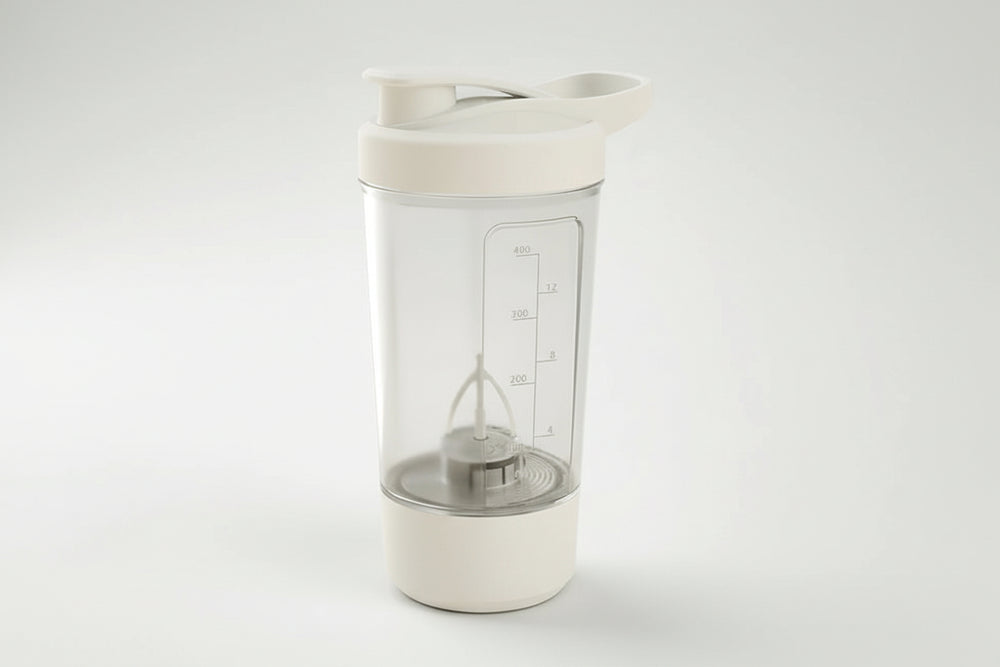400ML 14Oz Electric Protein Powder Mixing Cup Automatic Shaker Mixer Shake Bottle Milk Coffee Blender Kettle Fro Gym 1200Mah
